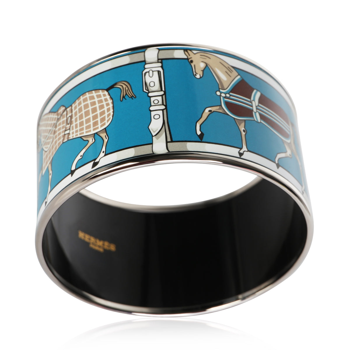 Hermès Tenues et Couvertures Extra Wide Enamel Bracelet 4