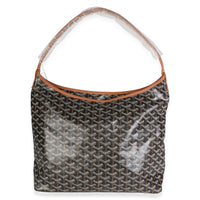 Goyard Black Tan ine Canvas Boheme Hobo Handbag 4