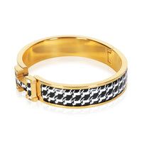 Hermès Gold Plated Clic H Cheval Pixel Bracelet 2