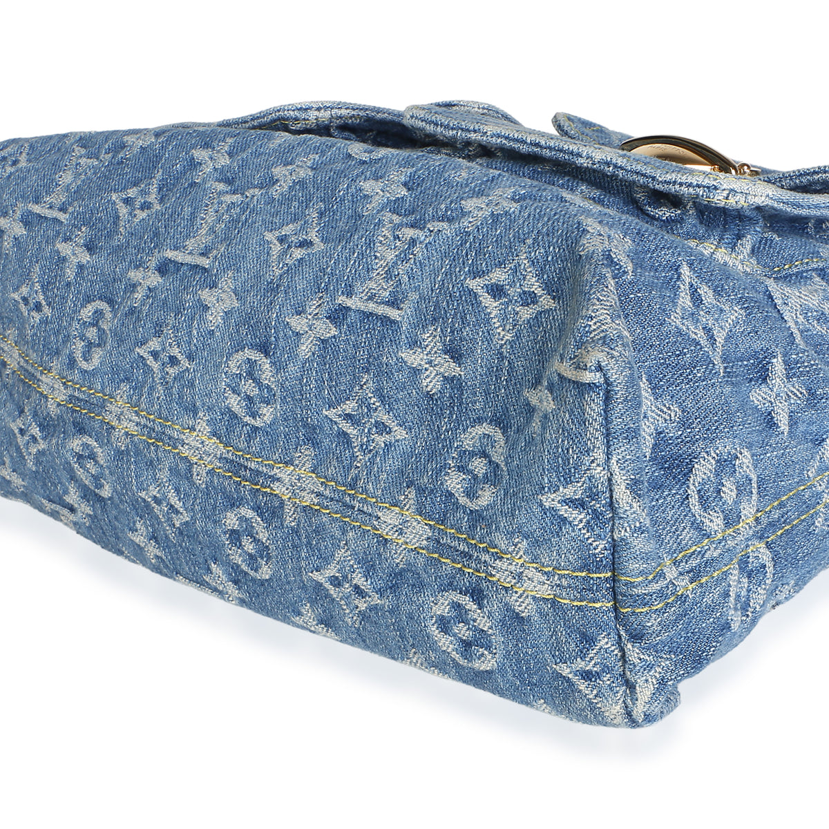 Louis Vuitton Blue Monogram Denim Baggy PM NM Handbag 6