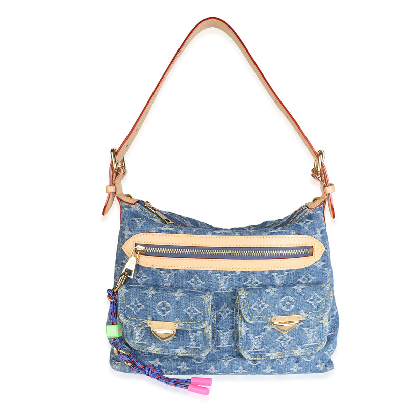 Louis Vuitton Blue Monogram Denim Baggy PM NM Handbag id