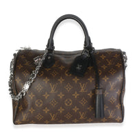 Louis Vuitton Dark Monogram Canvas Speedy Soft 30 Handbag id