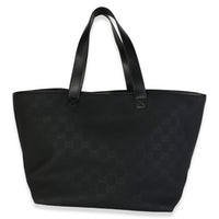 Gucci Black Embossed Rubber Effect Large Edge Tote Bag Handbag 3