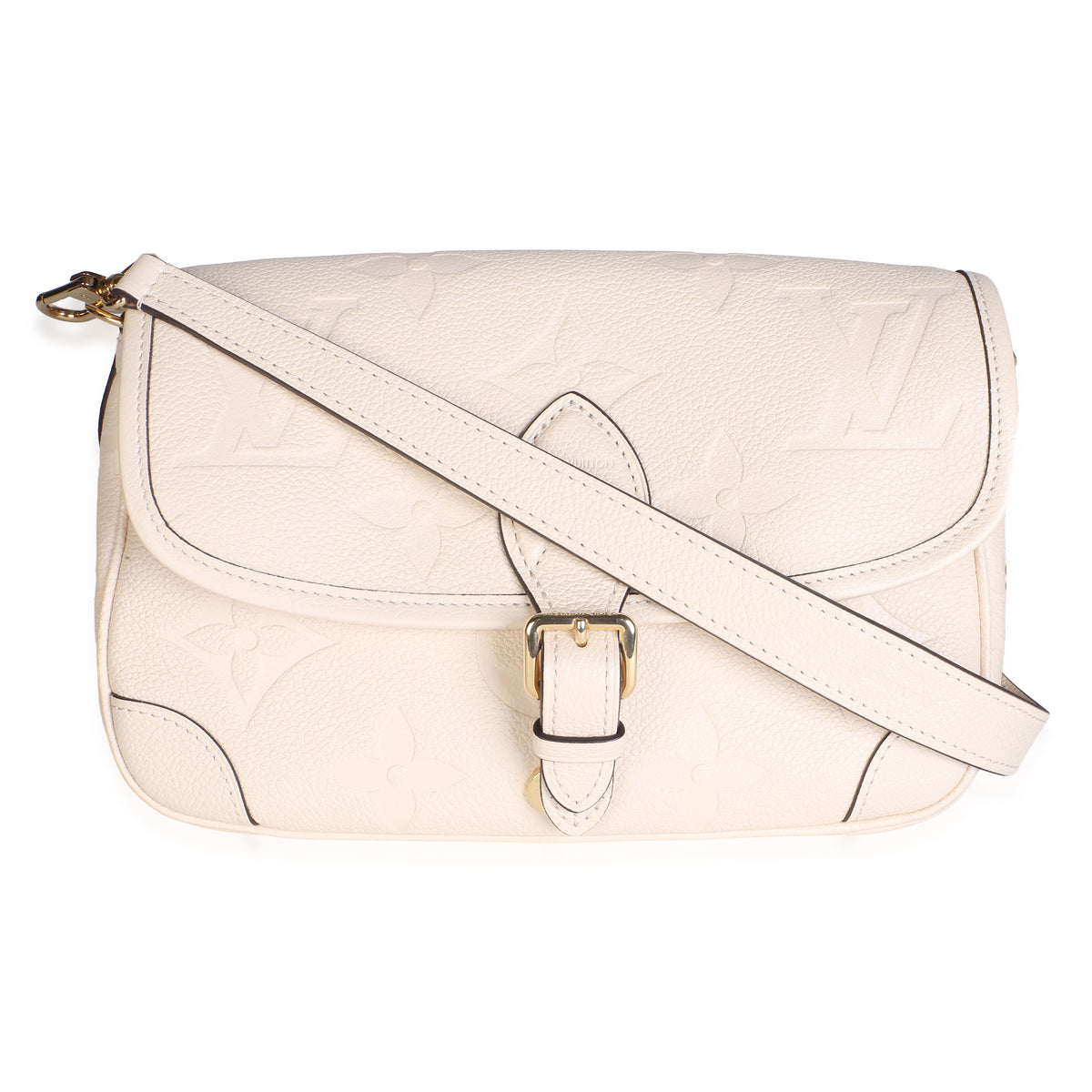 Louis Vuitton Cream Giant Monogram Empreinte Diane Handbag 2