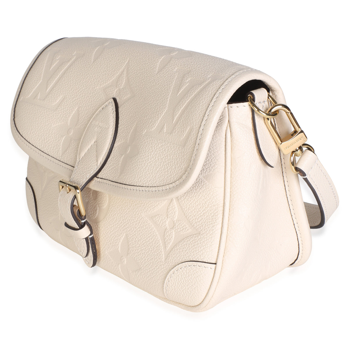 Louis Vuitton Cream Giant Monogram Empreinte Diane Handbag 3