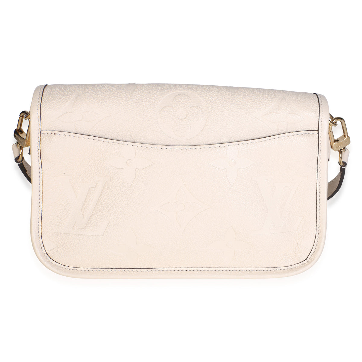 Louis Vuitton Cream Giant Monogram Empreinte Diane Handbag 5