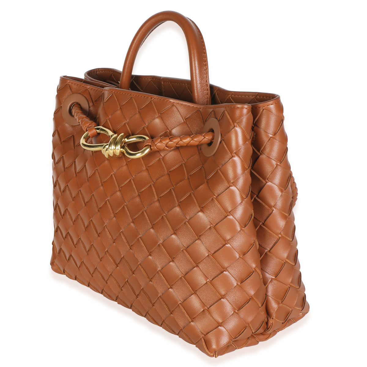 Bottega Veneta Tannin Intrecciato Nappa Small Andiamo Handbag 2