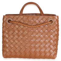 Bottega Veneta Tannin Intrecciato Nappa Small Andiamo Handbag 4
