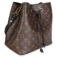Louis Vuitton Black Monogram Canvas NeoNoe MM Handbag 3
