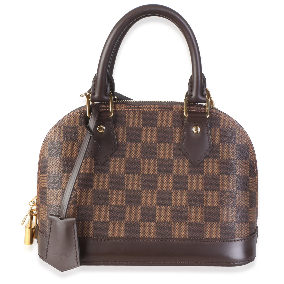 Louis Vuitton Damier Ebene Canvas Alma BB Handbag fv