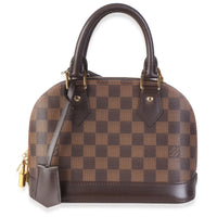 Louis Vuitton Damier Ebene Canvas Alma BB Handbag id