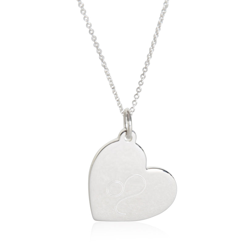 Tiffany & Co. Sterling Silver Heart Leo Pendant fv