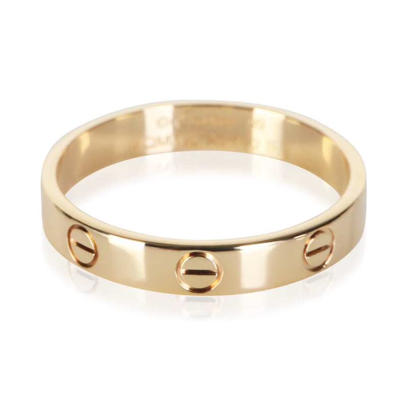 Cartier Yellow Gold Small Model Love Ring fv