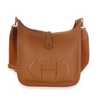 Hermès Gold Clemence Evelyne III PM 29 GHW Handbag id