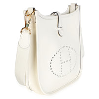 Hermès Cream Clemence Mini Evelyne TPM 16 GHW Handbag 3