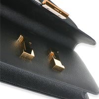Hermès Black Epsom Constance 1 Elan GHW Handbag 9