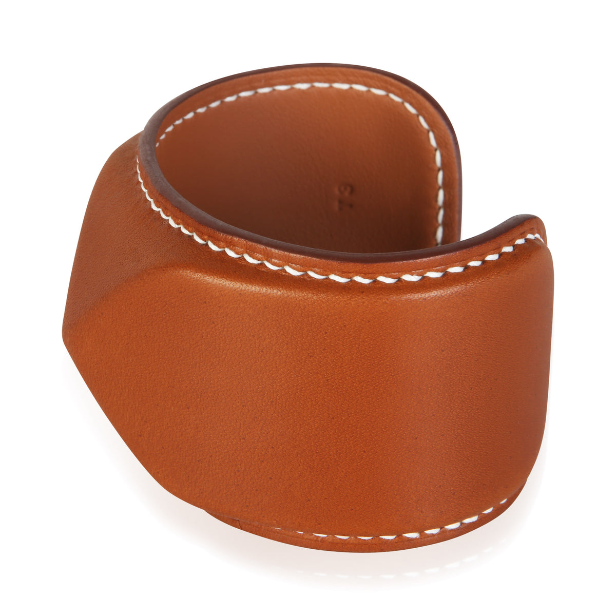 Hermès Medor Cuff In Fauve Leather Bracelet 2