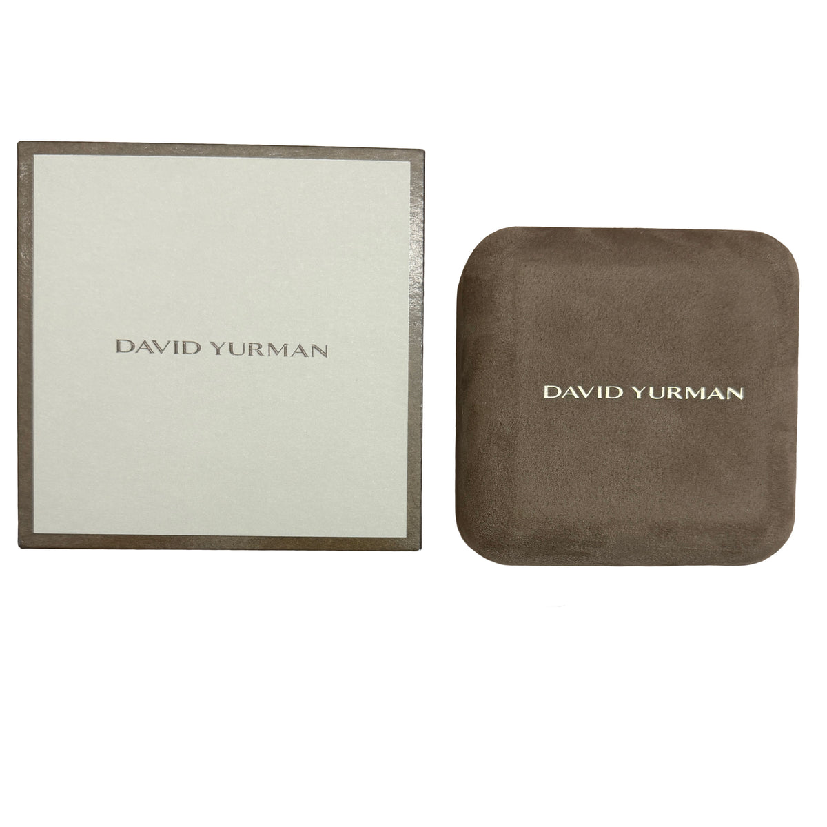 David Yurman Yellow Gold Diamond Starburst Earrings box