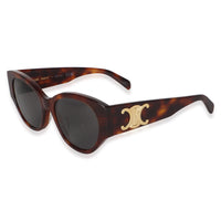 Celine Brown Acetate Triomphe Maxi Logo Sunglasses 3