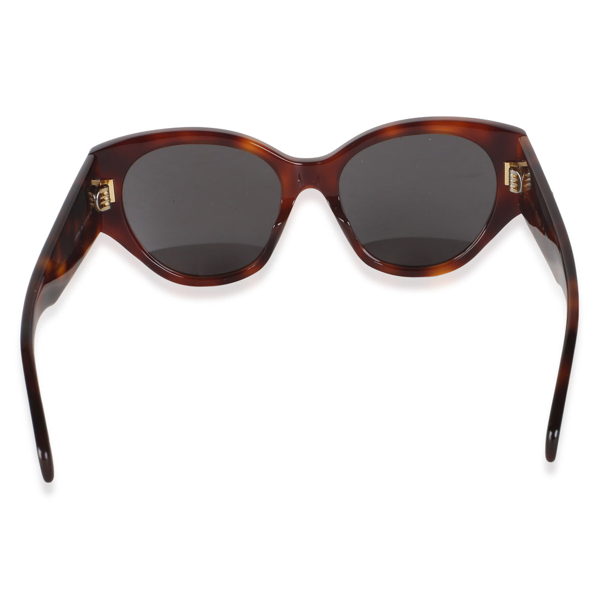 Celine Brown Acetate Triomphe Maxi Logo Sunglasses 4