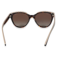 Chanel Brown Acetate Logo Butterfly Sunglasses 4