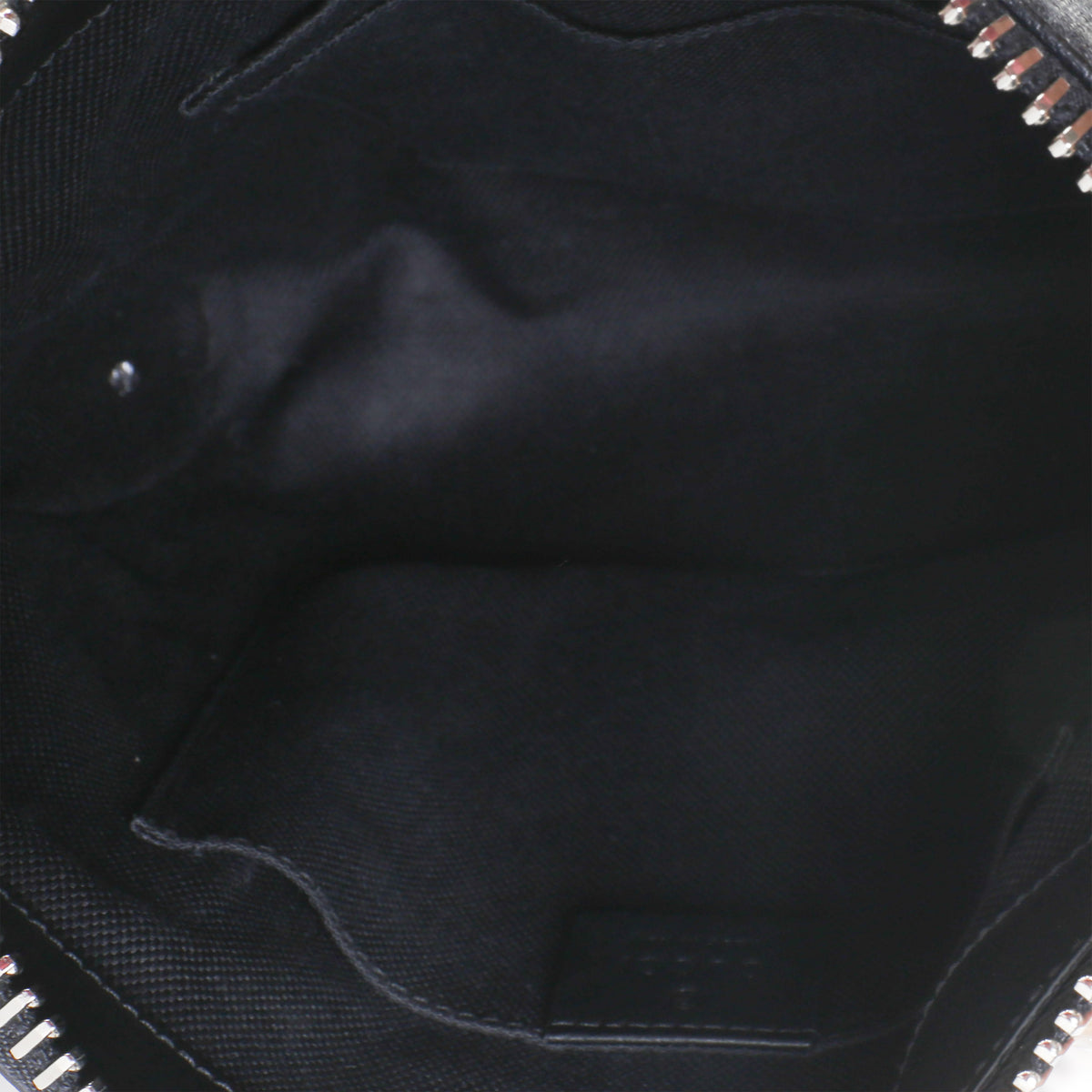 Gucci Black Grey GG Supreme Canvas Web Small Flat Messenger Bag Handbag 9