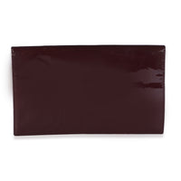 Saint Laurent Burgundy Patent Uptown Pouch Handbag 4