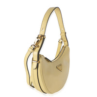Prada Vaniglia Soft Calfskin Arque Shoulder Bag Handbag 3