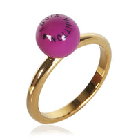 Louis Vuitton Gold Plated Resin Cosmopolitan Cocktail Ring 4