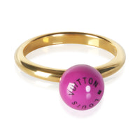 Louis Vuitton Gold Plated Resin Cosmopolitan Cocktail Ring fv