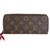 Louis Vuitton Fuschia Monogram Canvas Clemence Wallet Wallet id