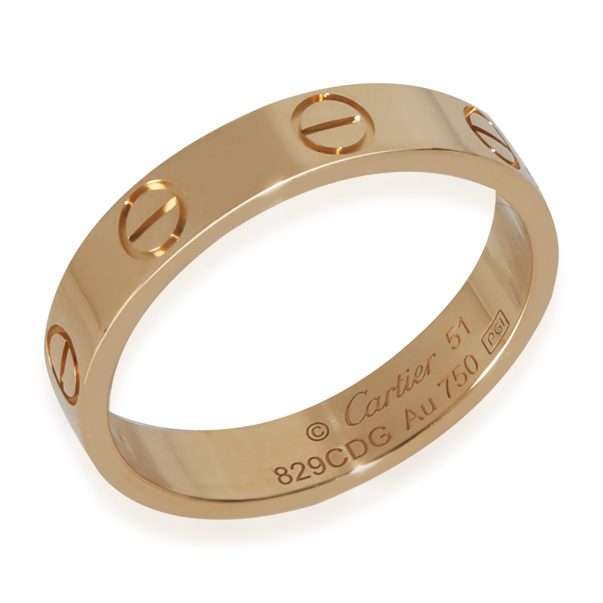 Cartier Yellow Gold Small Model Love Ring 3