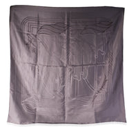 Hermès Slate Purple Silk Quadrige Scarf 90 id