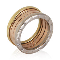 BVLGARI 3 Tone Gold B.zero1 Ring 4