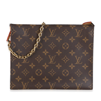 Louis Vuitton Monogram Canvas Toiletry Pouch On Chain Handbag id