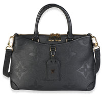 Louis Vuitton Black Monogram Empreinte Trianon PM Handbag id