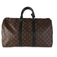 Louis Vuitton Monogram Macassar Canvas Keepall Bandouliere 45 Handbag id