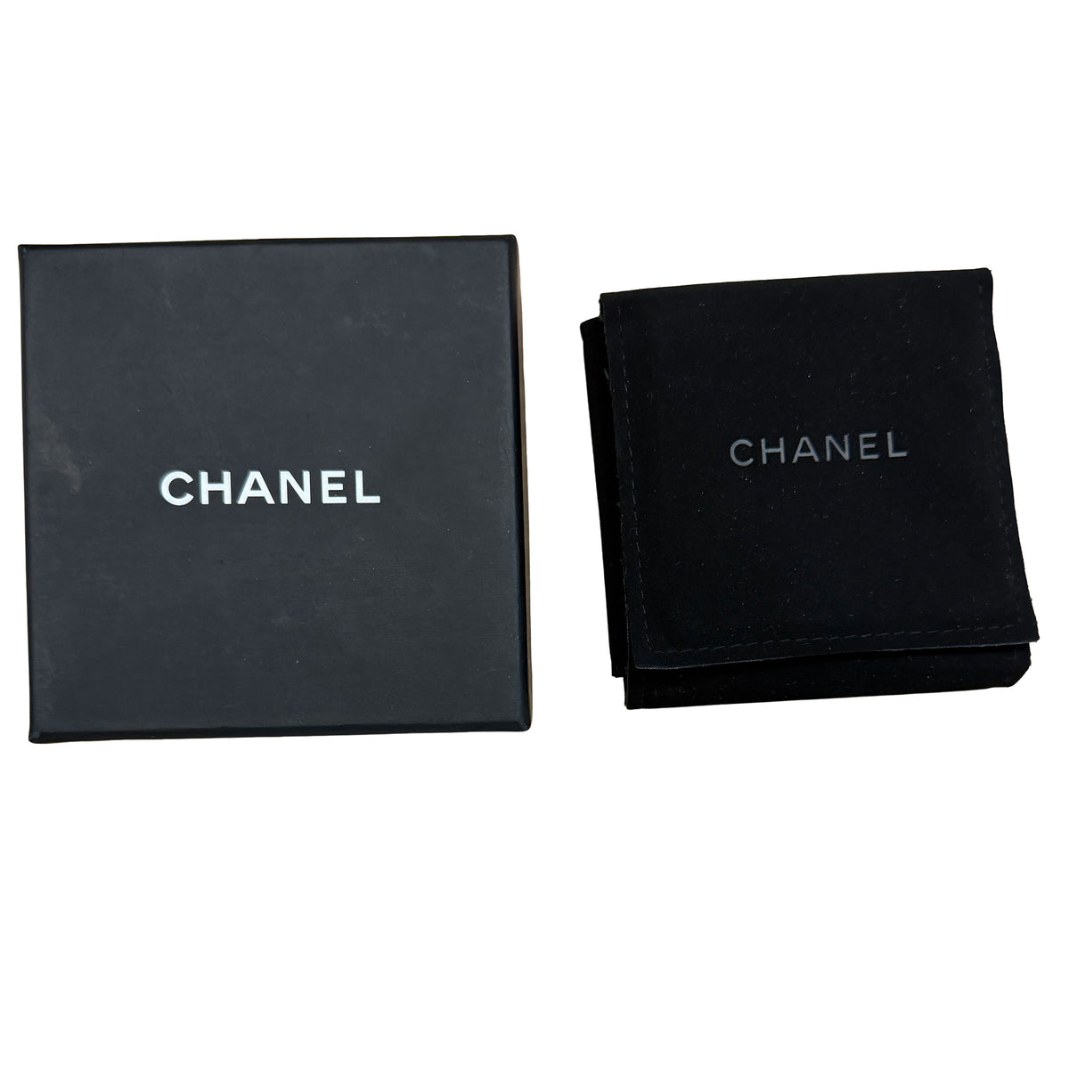 Chanel Gold Plated 2021 Logo Brooch box