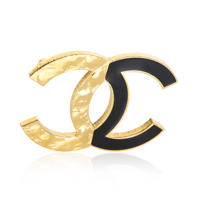 Chanel Gold Plated 2024 CC Brooch fv