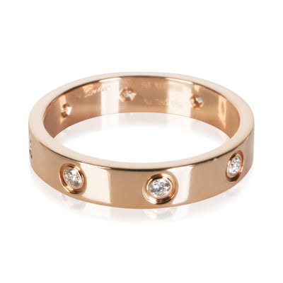 Cartier Rose Gold Diamond Small Model Love Ring fv