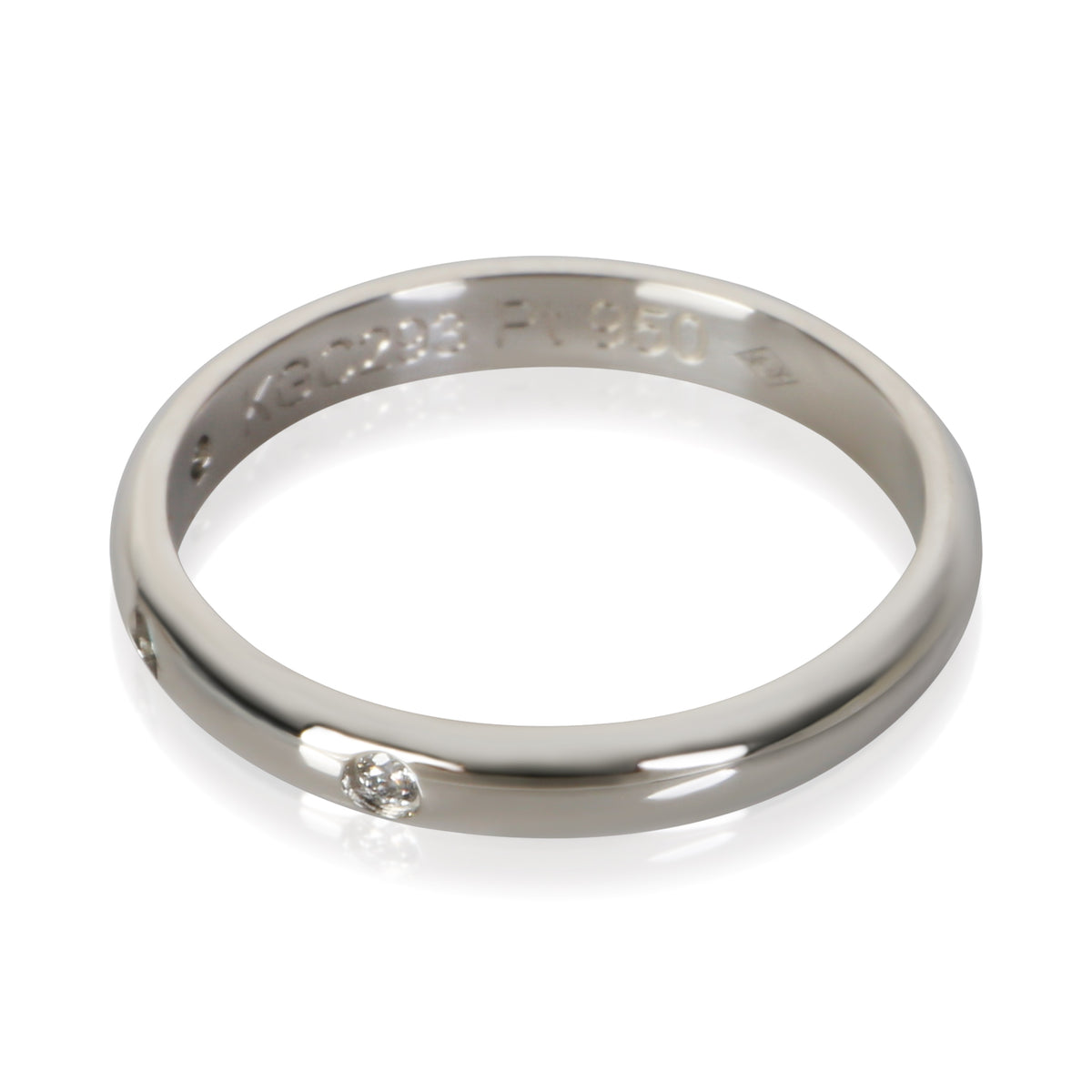 Cartier Platinum Diamond 1895 Band 2