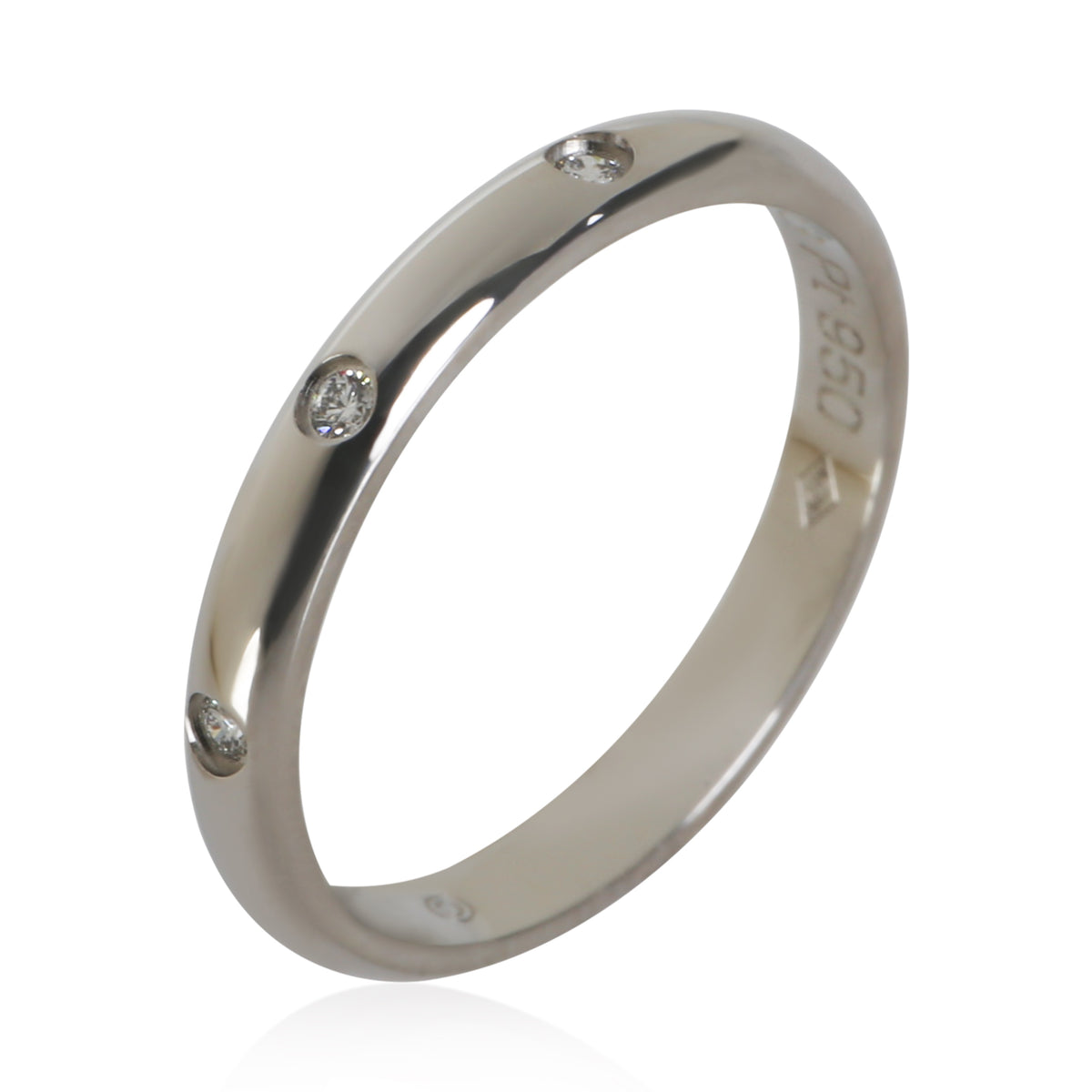 Cartier Platinum Diamond 1895 Band 4