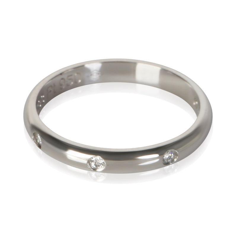 Cartier Platinum Diamond 1895 Band fv
