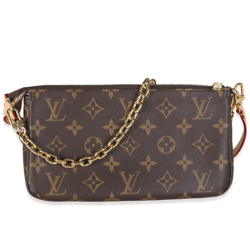 Louis Vuitton Monogram Canvas Chain Pochette Accessories NM Handbag id