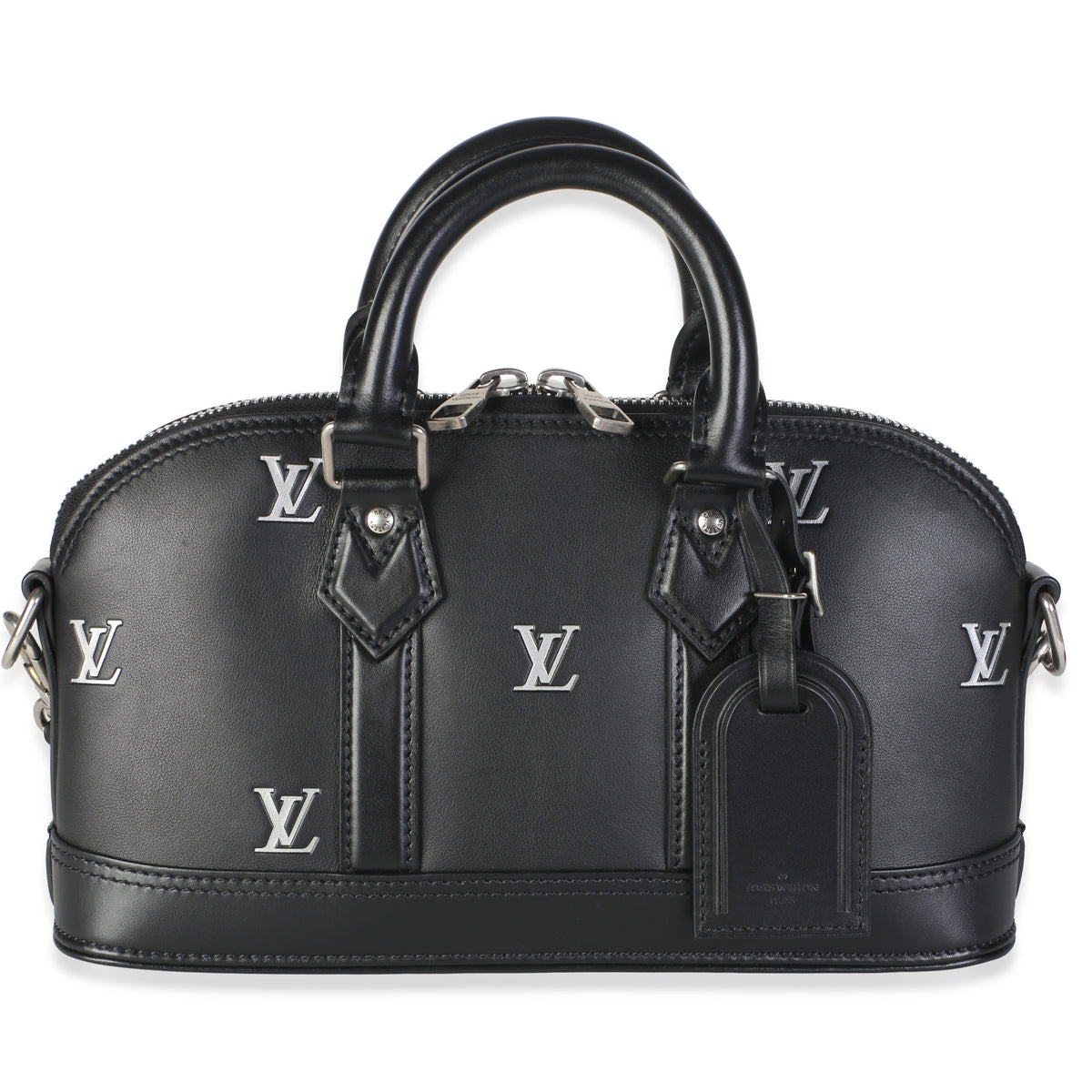 Louis Vuitton Black Blason Monogram Calfskin East West Alma Handbag id