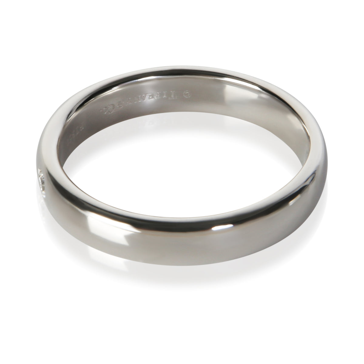Tiffany & Co. Platinum Diamond Lucida Band 2