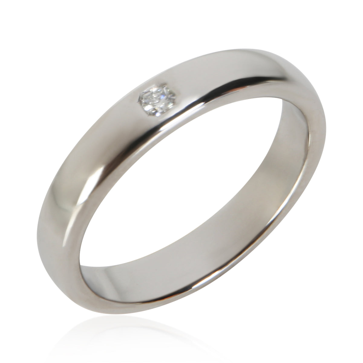 Tiffany & Co. Platinum Diamond Lucida Band 4