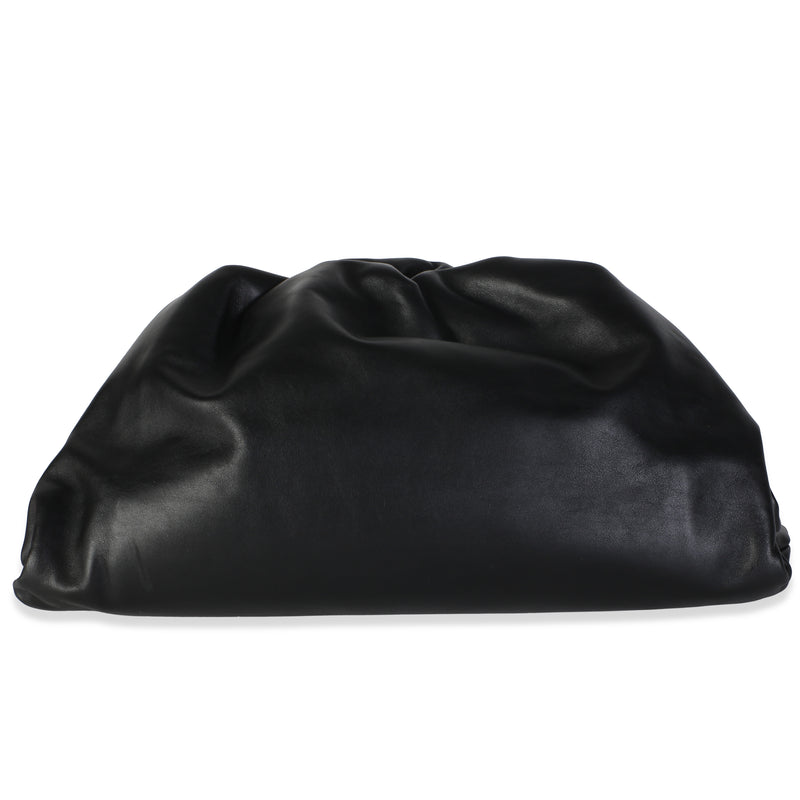 Bottega Veneta Black Smooth Butter Calf The Pouch Oversized Clutch Handbag id
