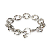 David Yurman Sterling Silver Oval Link Bracelet 3