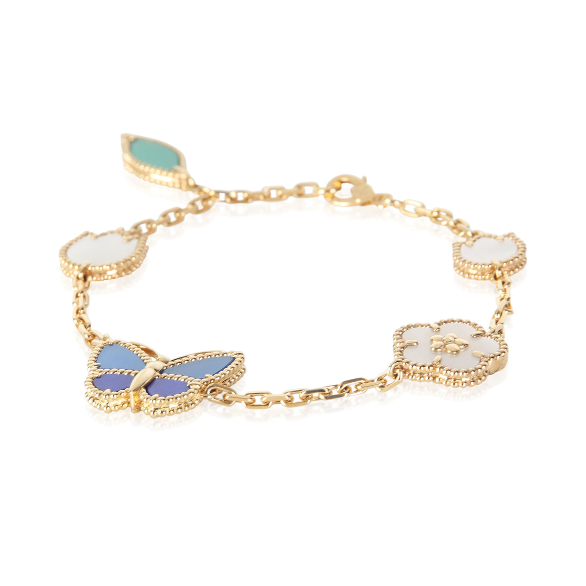 Van Cleef & Arpels Yellow Gold Lucky Spring Butterfly Bracelet 3